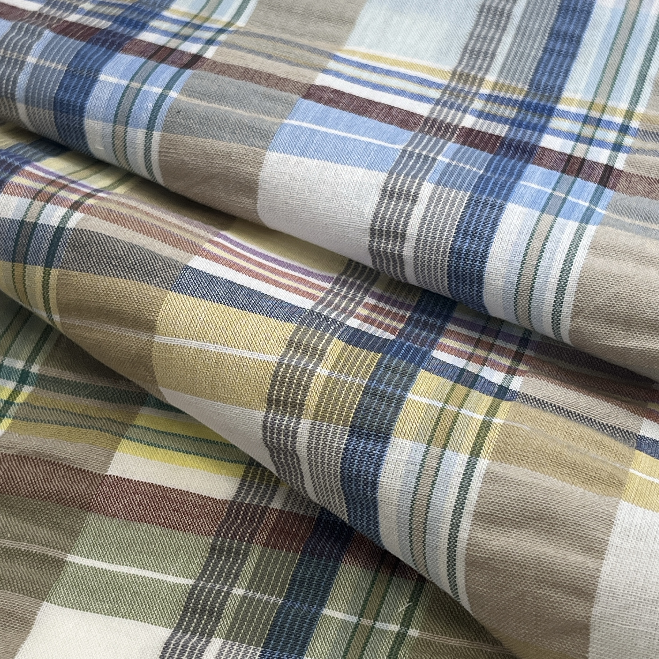 KMC-11566 マドラスサッカーチェック | TNC | テキスタイルネット