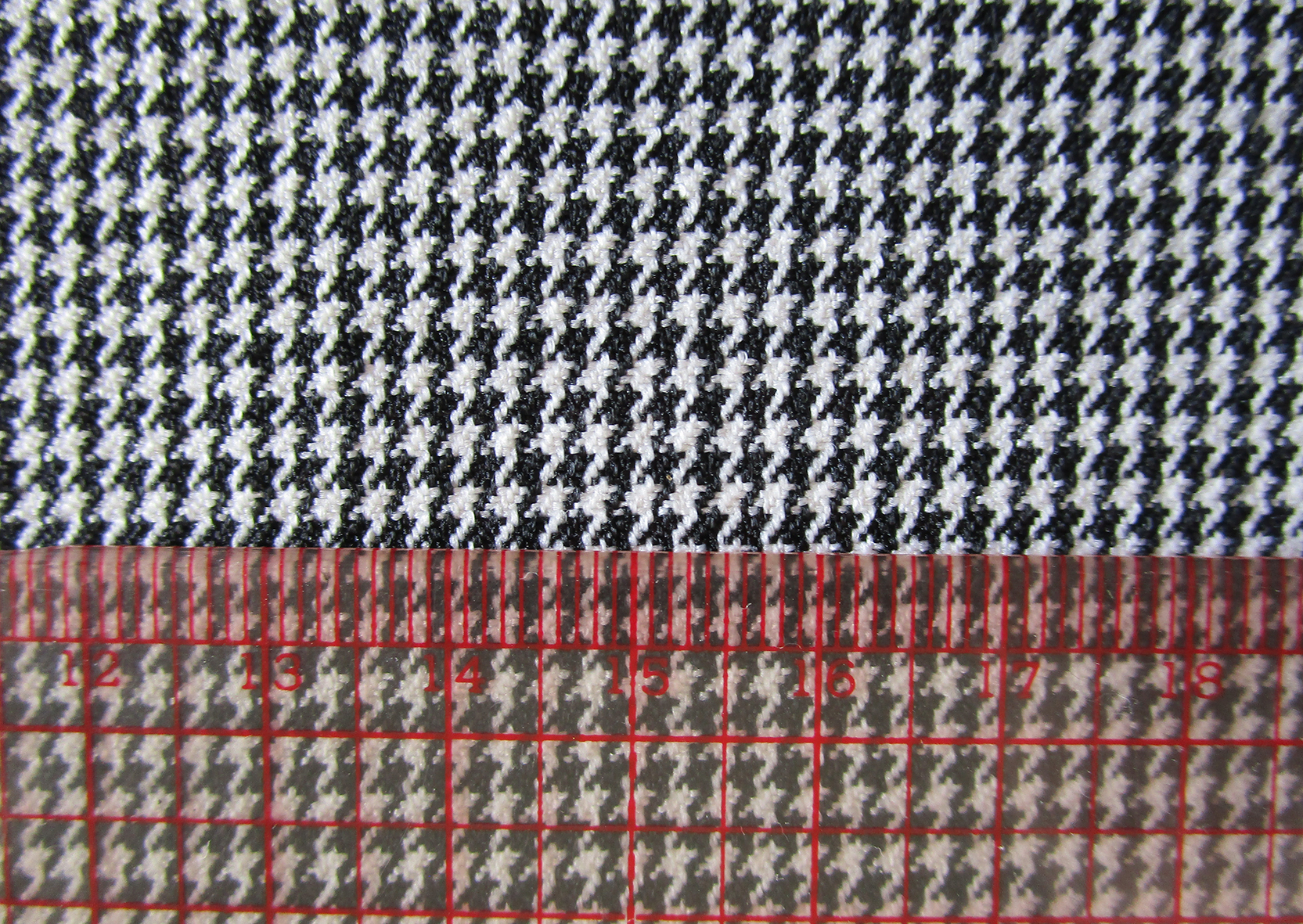 43453 LANATEC（R）LEI ポリエステル千鳥チェック ストレッチ イージー