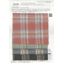 OLD SLUB10sｺｯﾄﾝﾍﾘﾝﾎﾞﾝﾏﾄﾞﾗｽﾁｪｯｸ