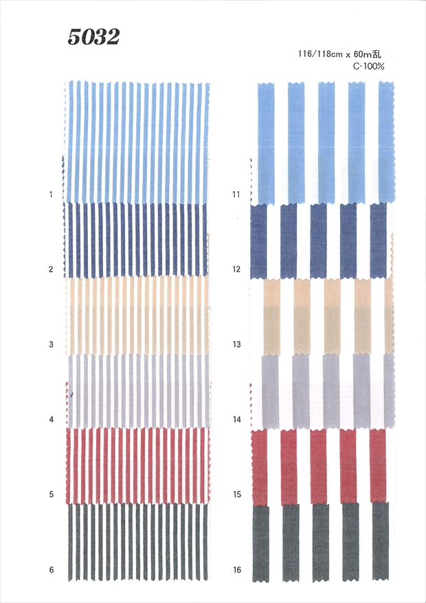 5032 ロンドンストライプ（ロンスト）サッカー | 植山織物