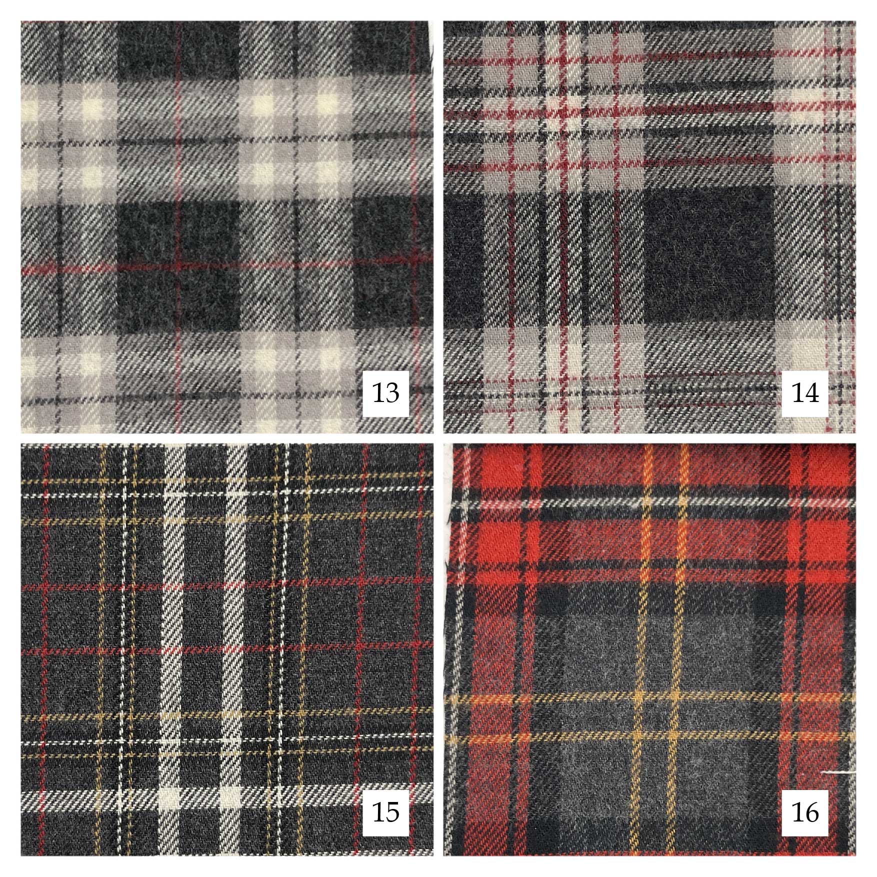 5033 微起毛 タータンチェック | 植山織物 | テキスタイルネット