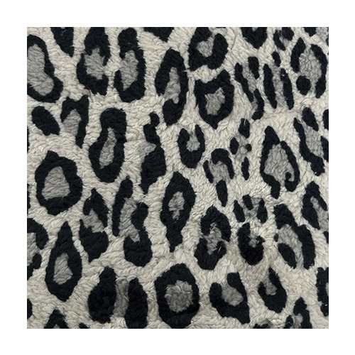 ファンボード 黒 レオパードパターン FLEECE-PT-6 classic fleece レオパード柄プリント | 北高