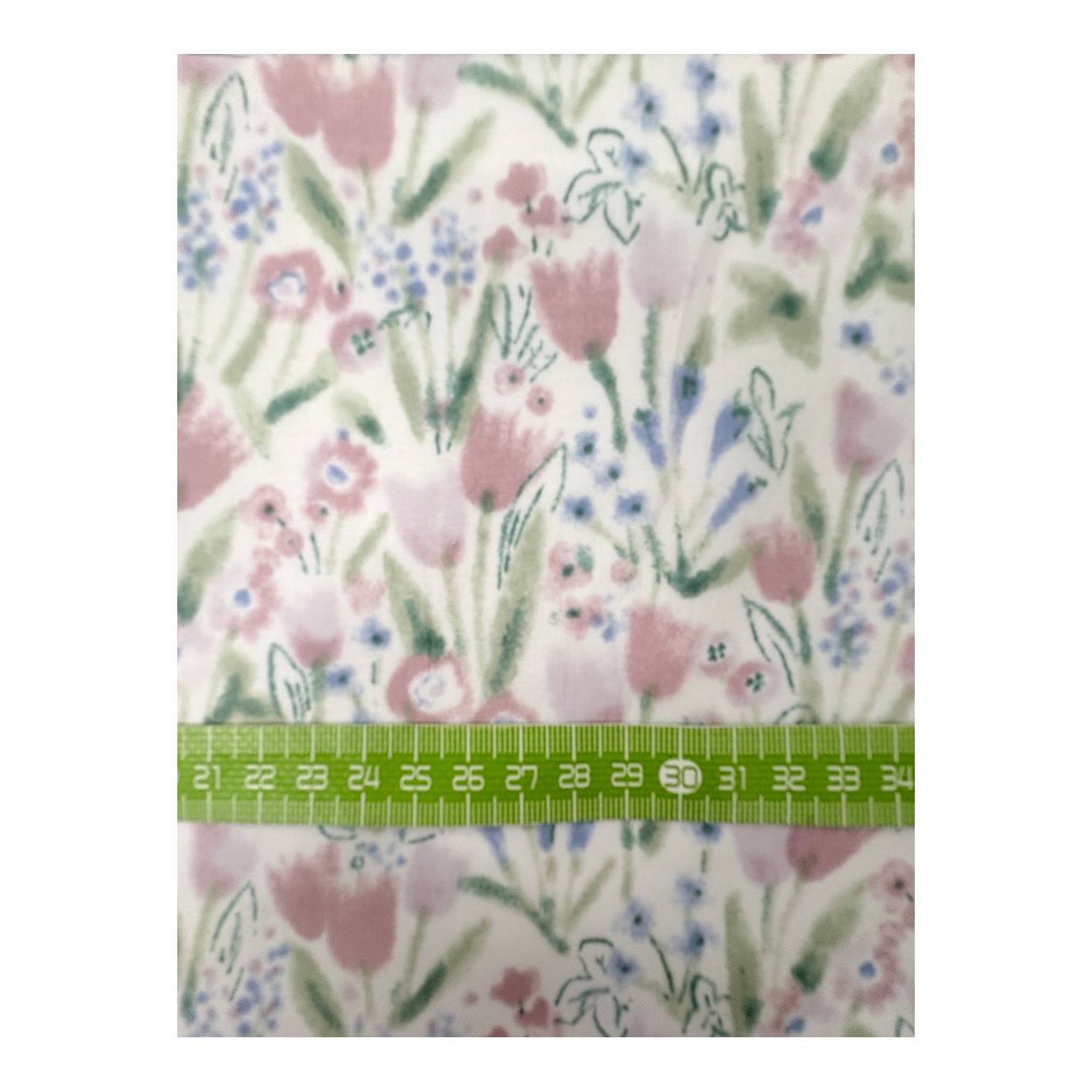 7026-600-7 北欧風 水彩花がら 60ローン | 北高 | テキスタイルネット