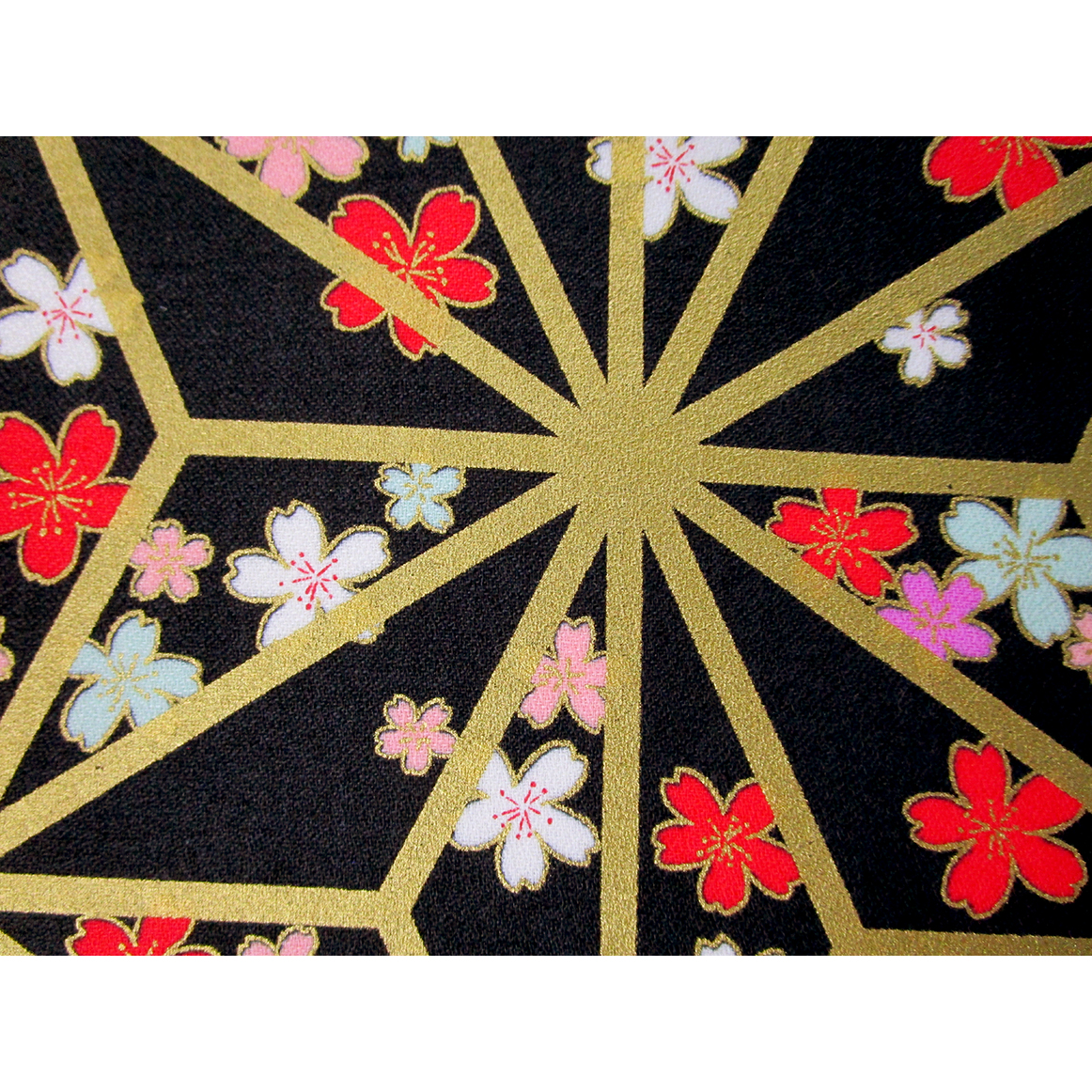 オレンジの花柄羽織り オレンジの花柄羽織り