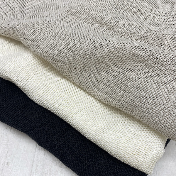 OKB0193 太番手ざっくりからみ織り | 小原屋繊維 | テキスタイルネット