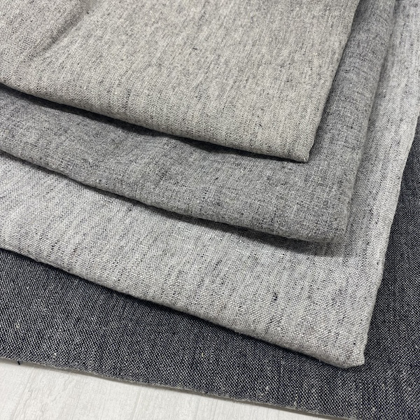 OZ2525 グレーを楽しむ霜降り麻紡 | 小原屋繊維 | テキスタイルネット