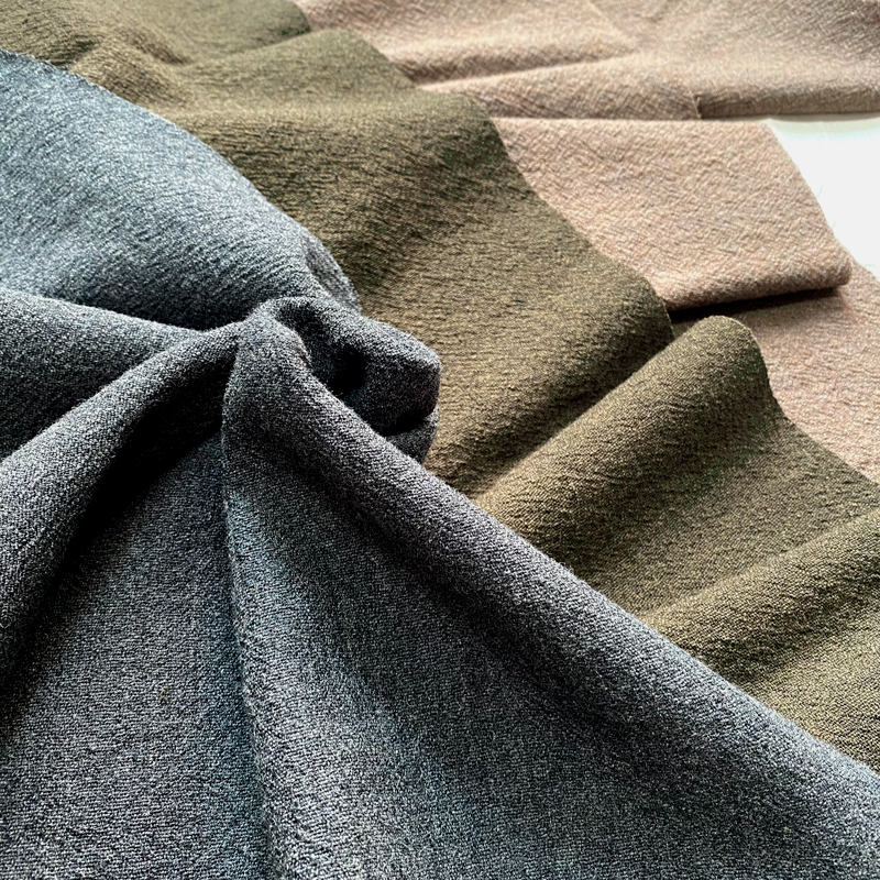 OEA32199 ハイランドウールの梳毛ライクワッシャー仕上げ | 小原屋繊維