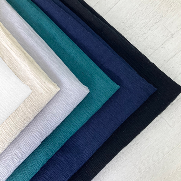 OM43681 綿麻シアー楊柳 [メーターカット] | 小原屋繊維