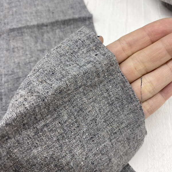 OZ2525 グレーを楽しむ霜降り麻紡 | 小原屋繊維 | テキスタイルネット