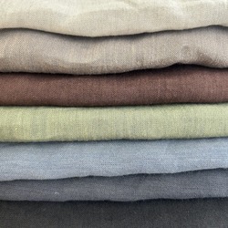 軽くてハリ感のあるリネン和紙ワッシャークロス