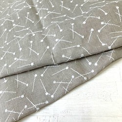 在庫限り60/1リネン刺繍4inch machibari
