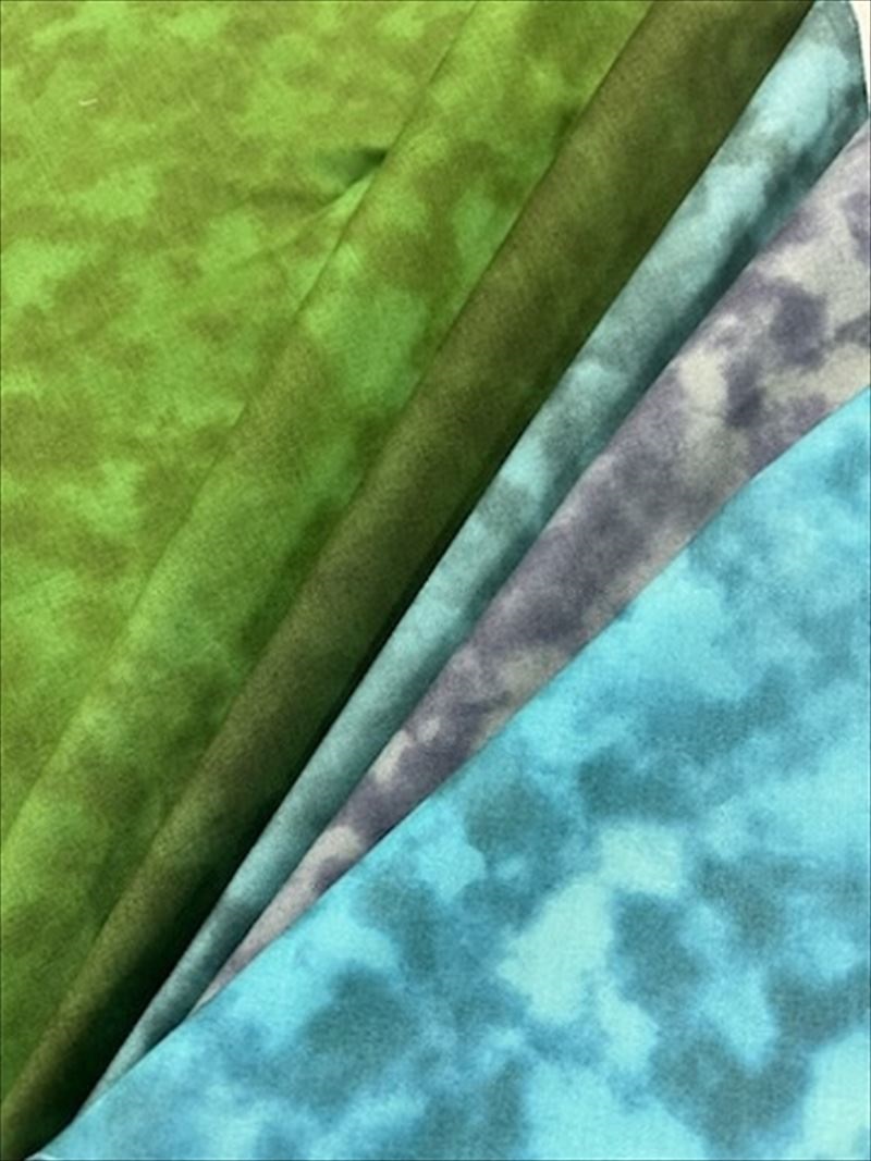 CR4000L ルミエールムラ染めプリント スケアー ハワイアン パッチ