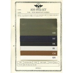 M-65  綿/ナイロン バックサテン　281ｇ/㎡