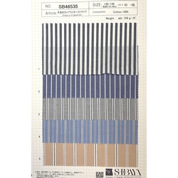 2025BFCM-70　先染めタイプライターストライプ　70％OFF